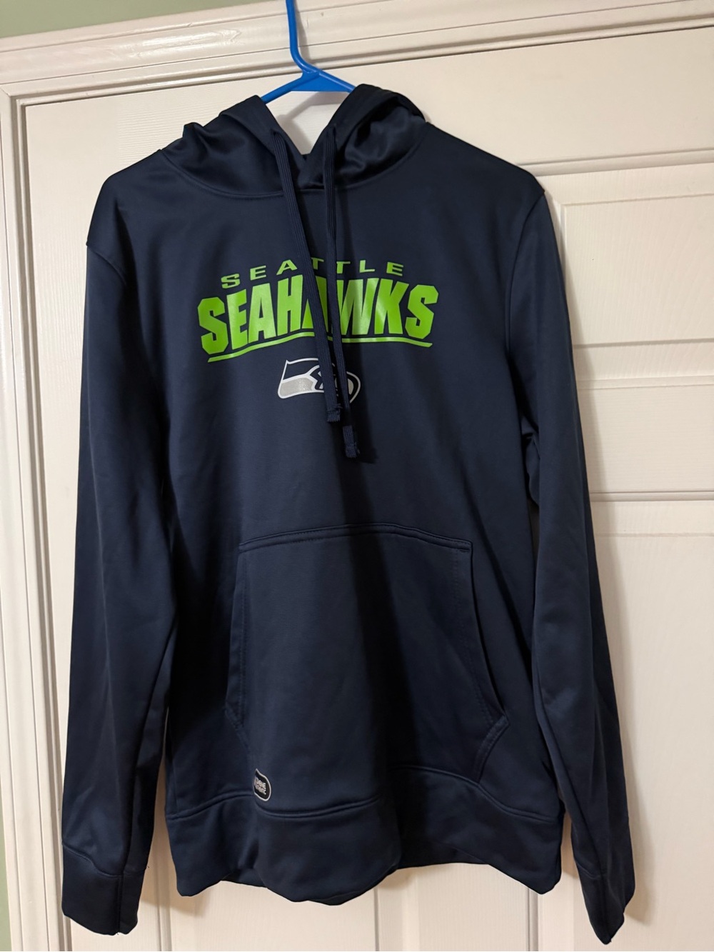 Seattle Seahawks Men's Navy Pullover Hoodie